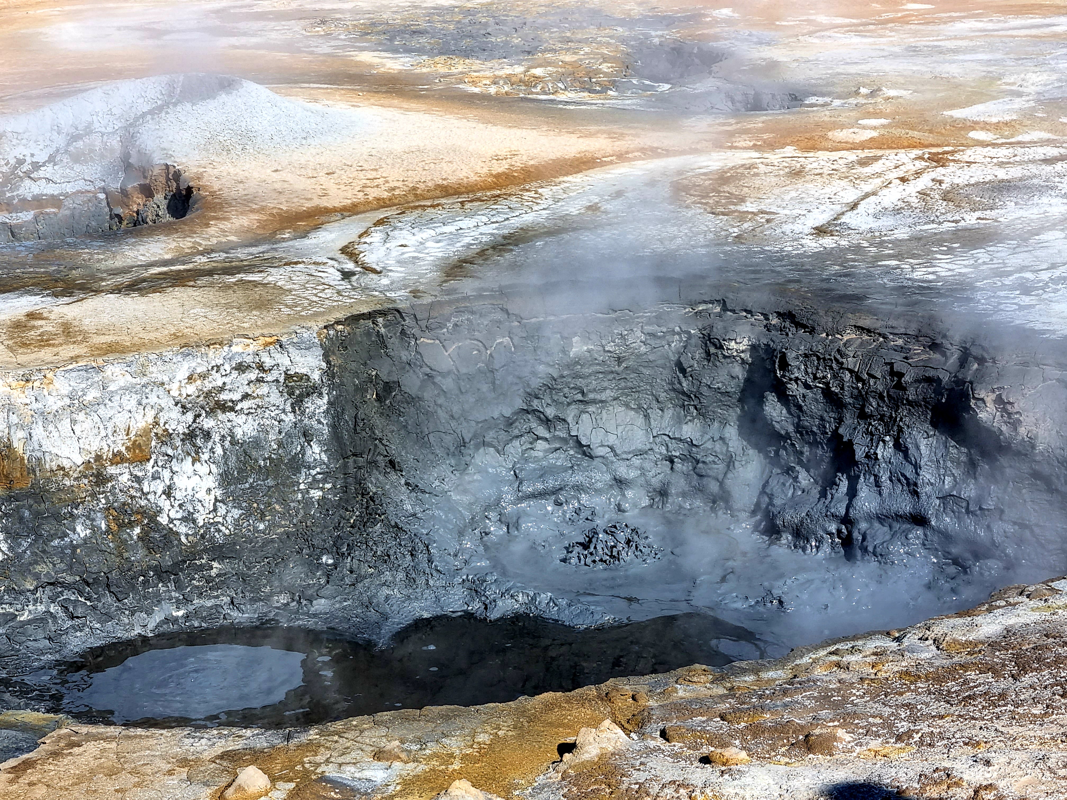 Boiling Mud Pots Close-up